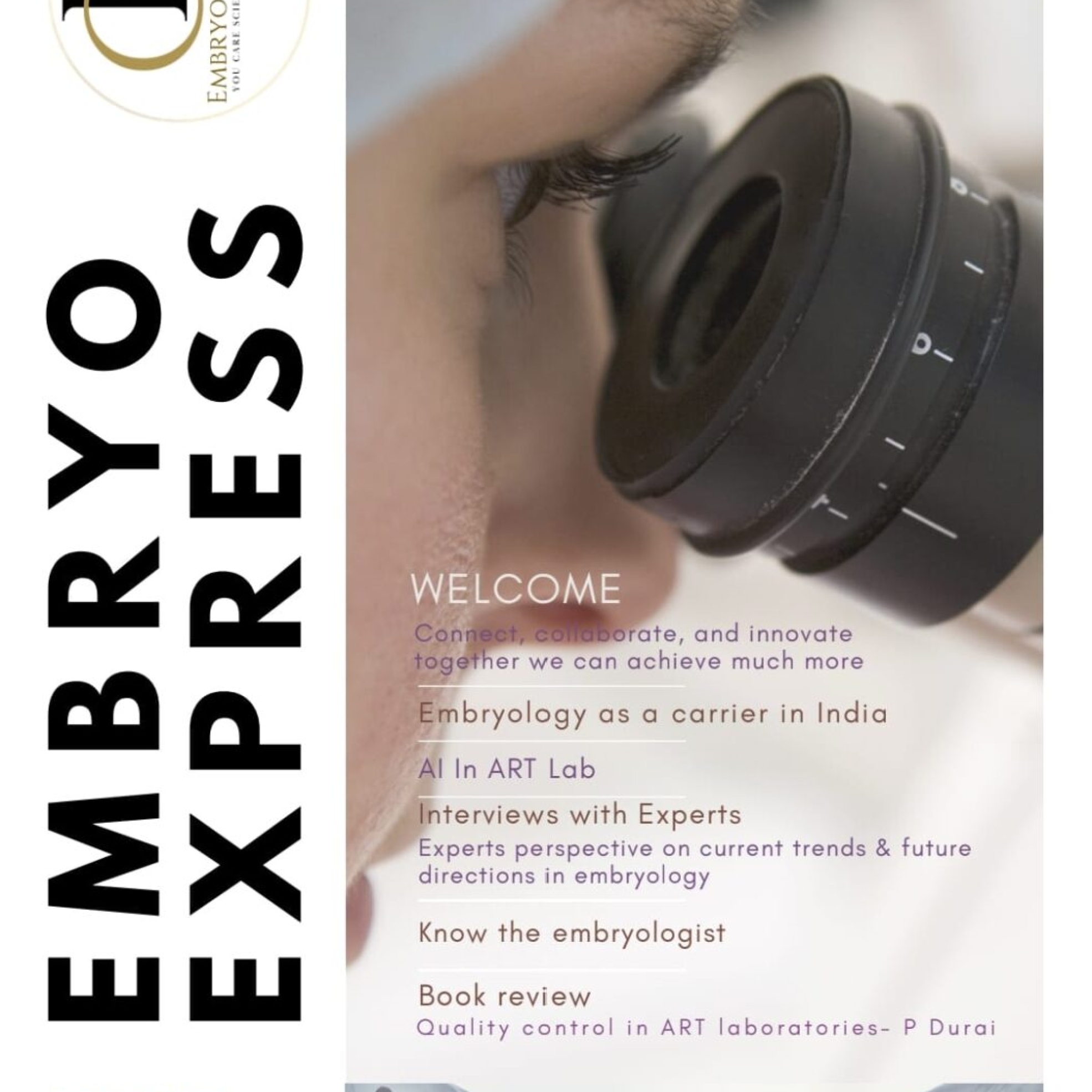 EMBRYO EXPRESS FIRST PAGE